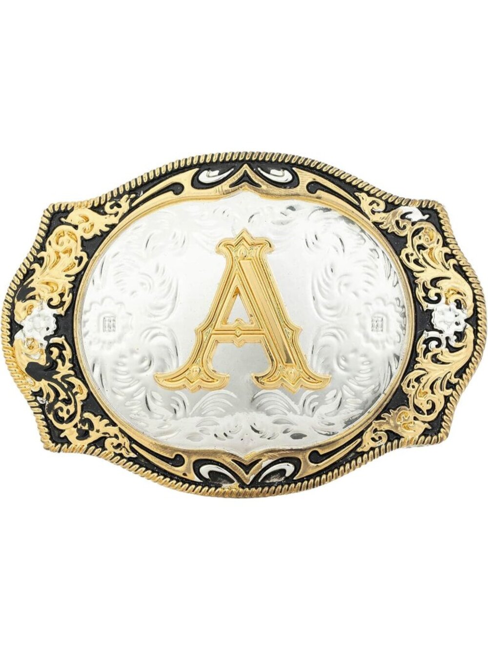 Unisex A Imported Vintage Cowboy Rodeo Small Initial Letter Belt Buckle